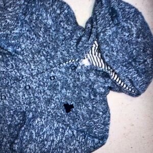 Simple style hoodie jacket